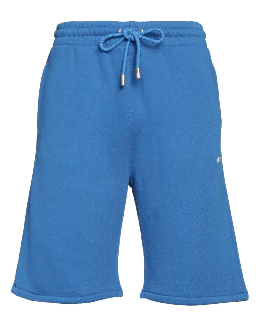 Off-White c/o Virgil Abloh Blue Azure Shorts & Bermuda Shorts Cotton, Polyester for men
