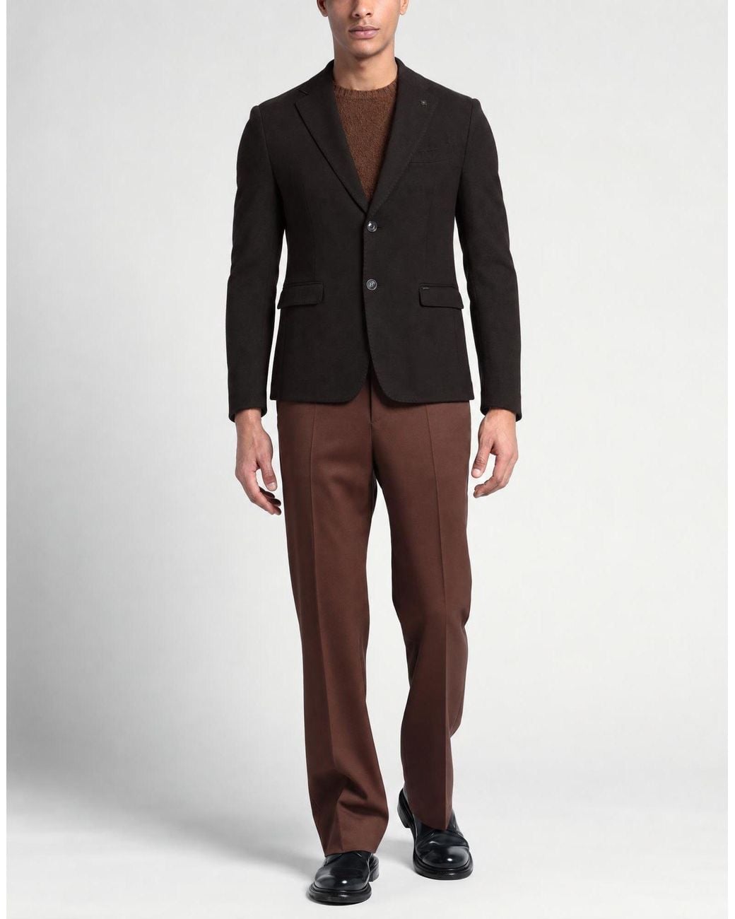 Gianni Lupo Black Blazers for men