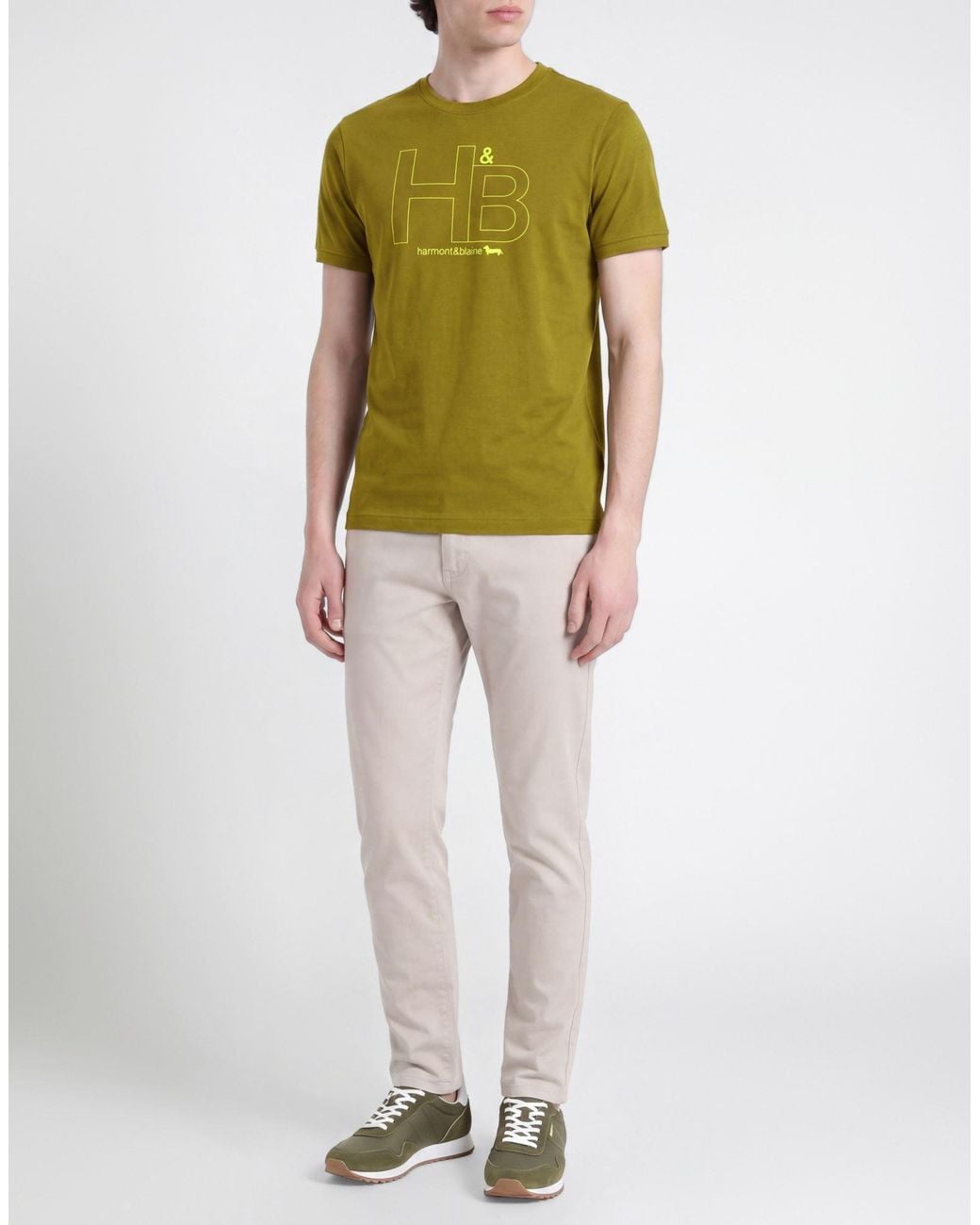 Harmont & Blaine Green T-Shirts for men