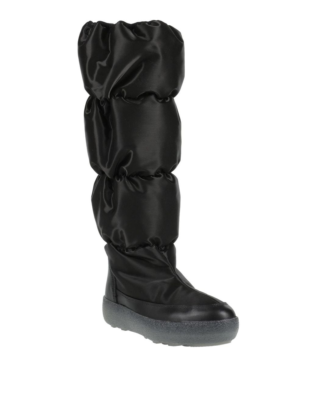 Giorgio Armani Black Boot Polyester, Polyamide, Silk, Cow Leather