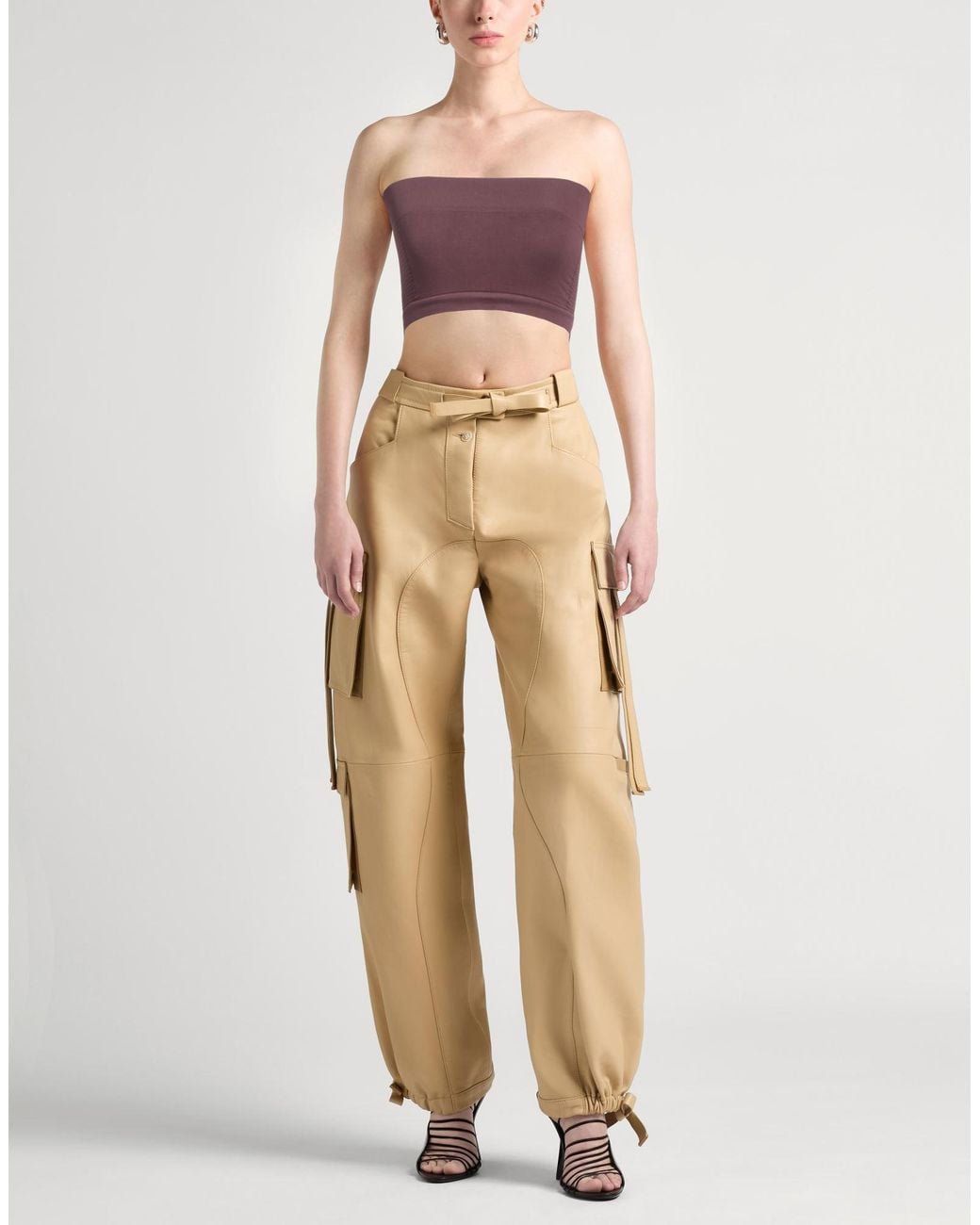 Rick Owens Purple Plum Top Polyamide, Elastane