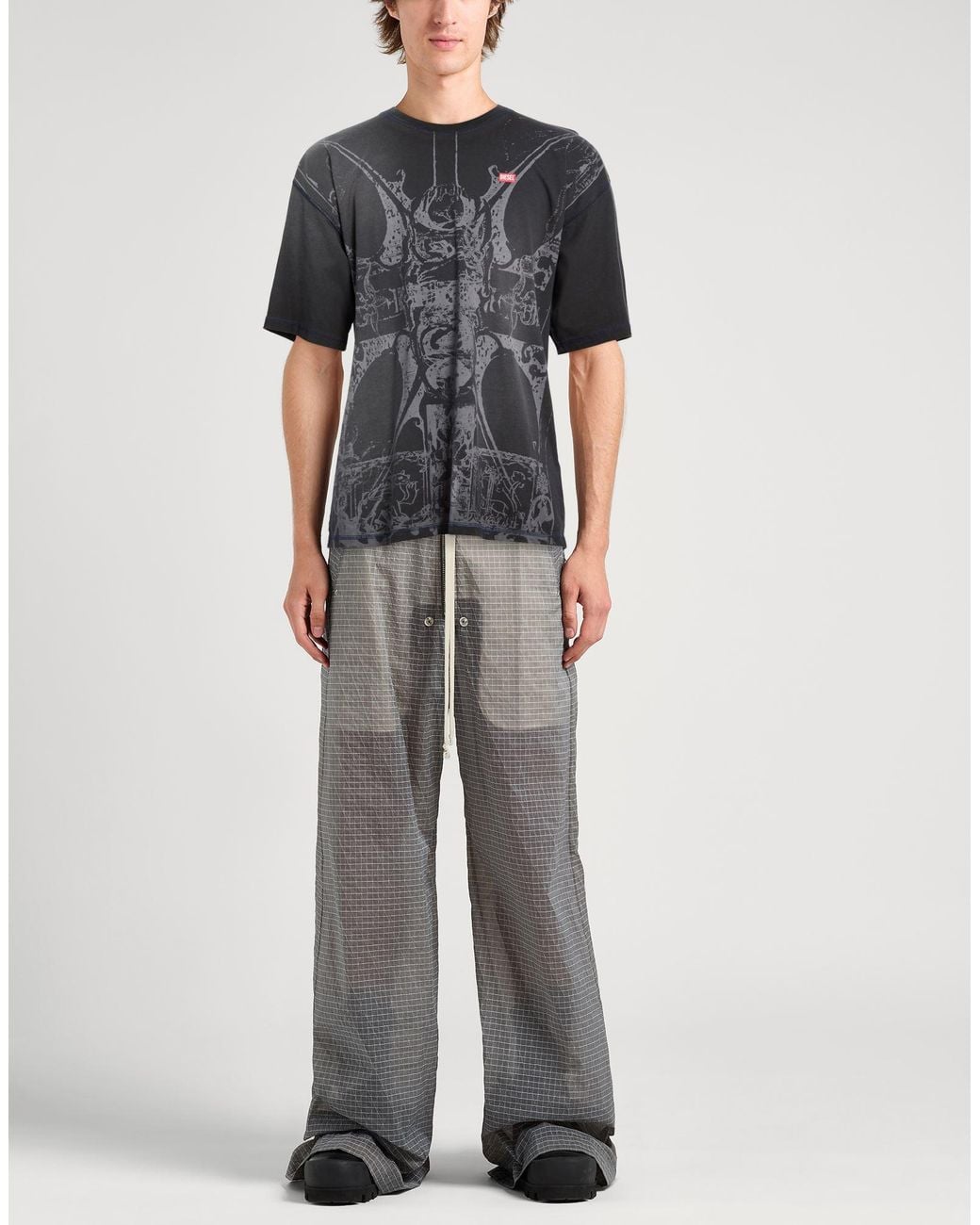 DIESEL Black T-Shirt for men