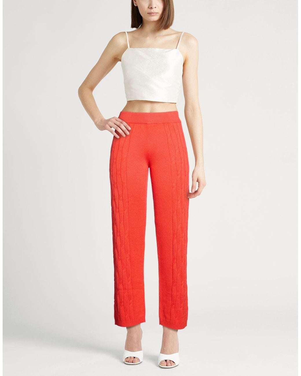 Agnona Red Pants