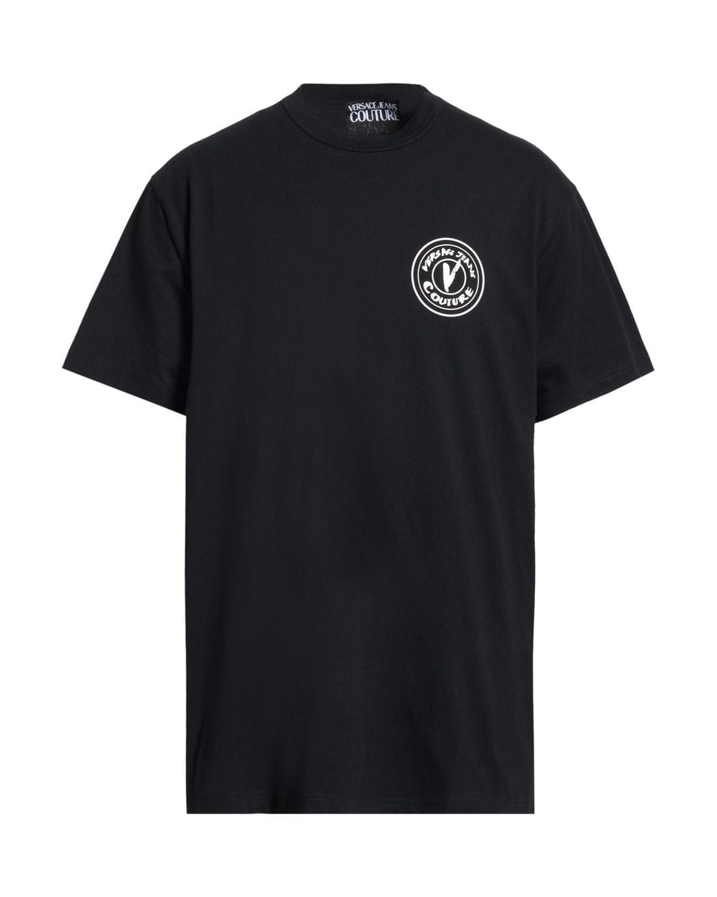Versace Jeans Couture Black T-Shirt Cotton for men