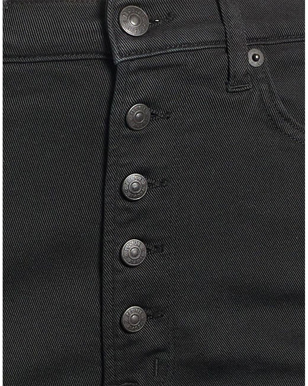 People Black Pants Cotton, Elastomultiester, Elastane
