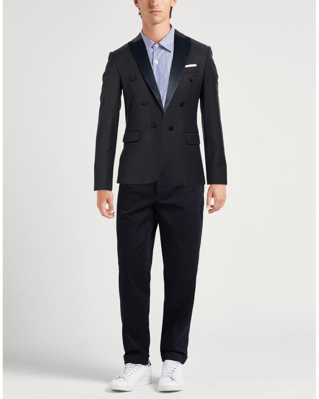 Daniele Alessandrini Blue Blazer for men
