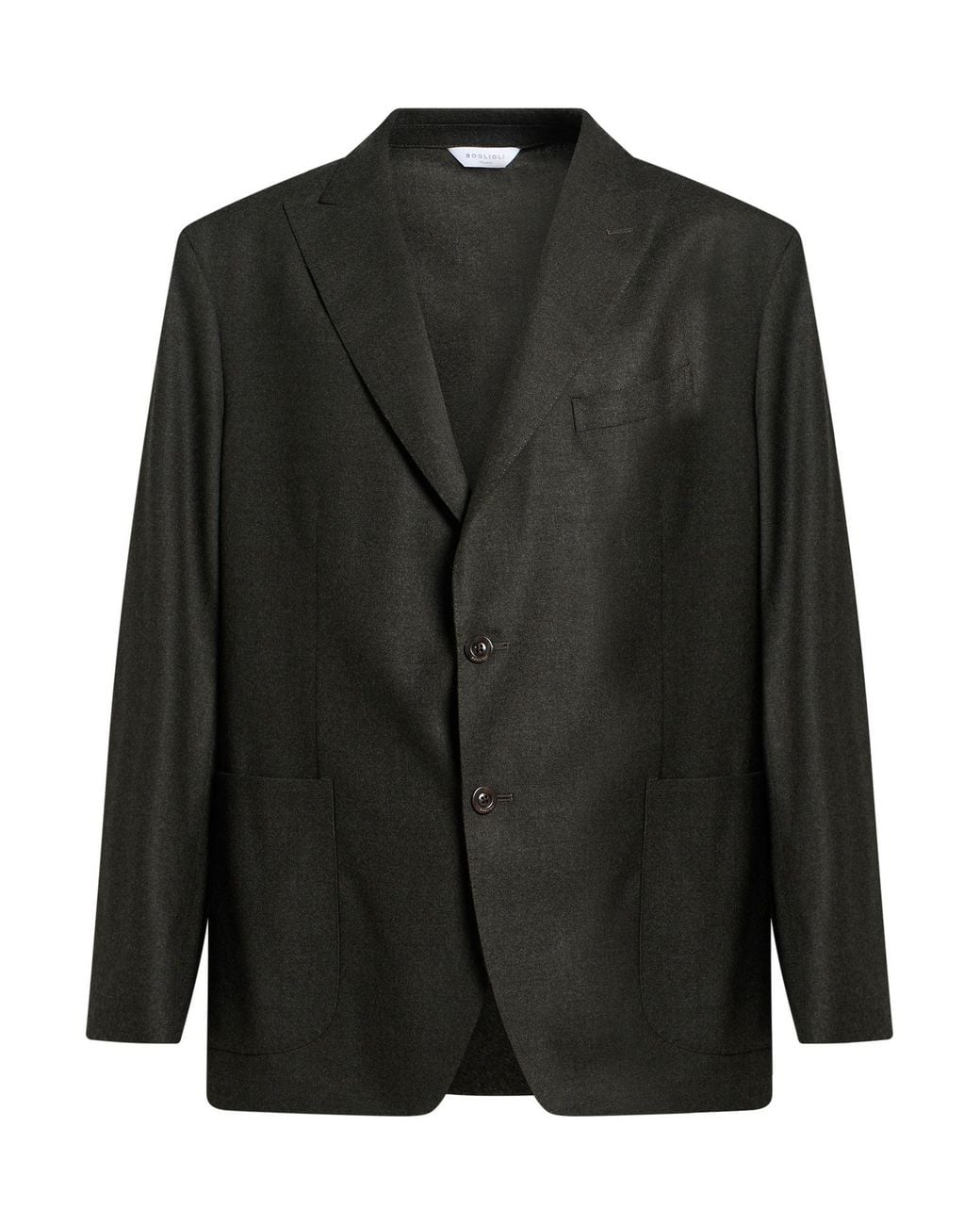 Boglioli Black Military Blazer Virgin Wool for men