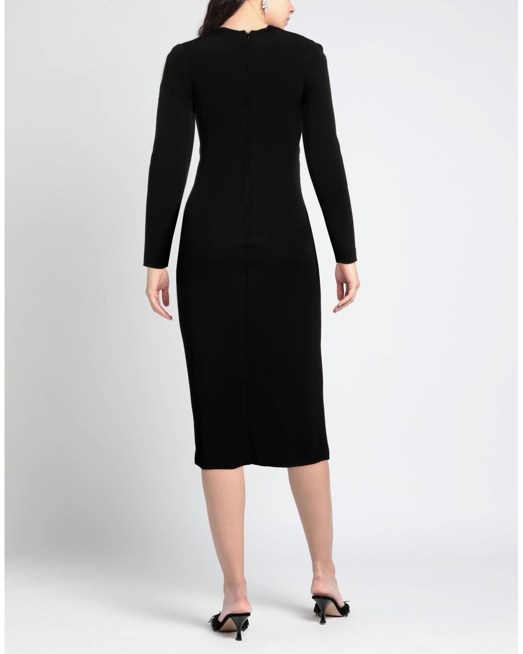 DSquared² Black Midi Dress