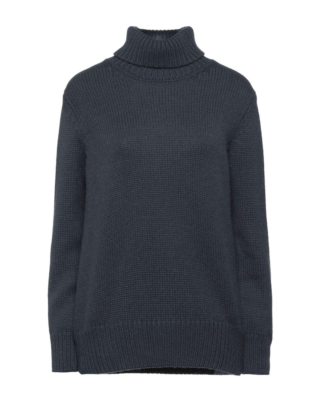 Moorer Blue Rollkragenpullover