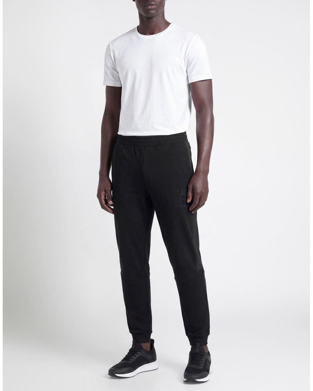 EA7 Black Trouser for men