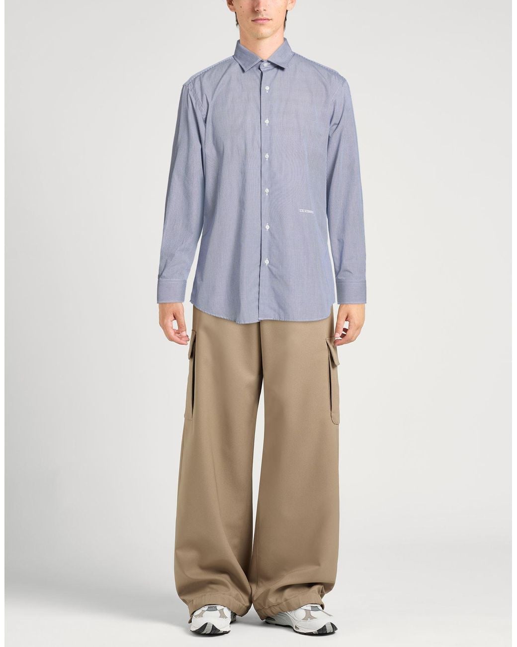 Ice Iceberg Blue Shirt Cotton for men