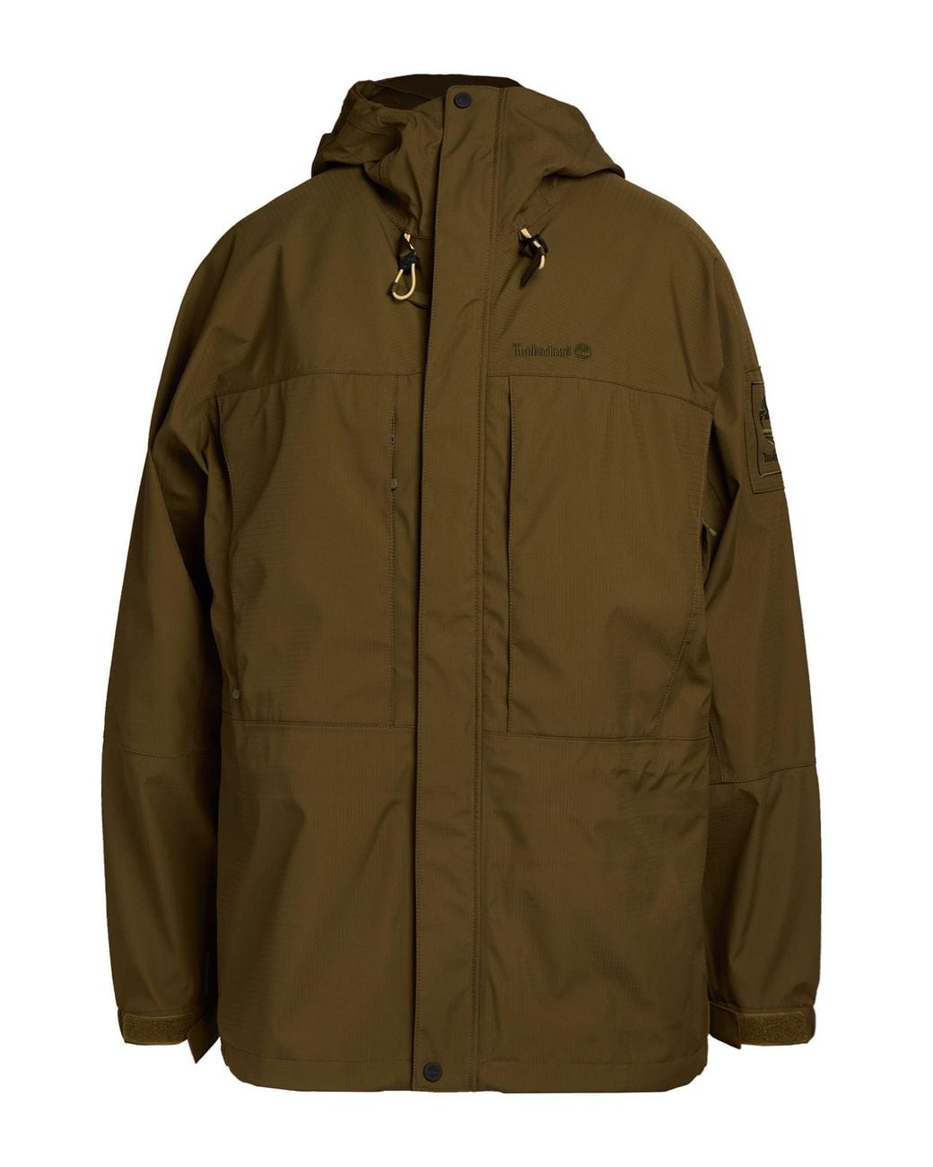Timberland Green Military Overcoat & Trench Coat Nylon for men