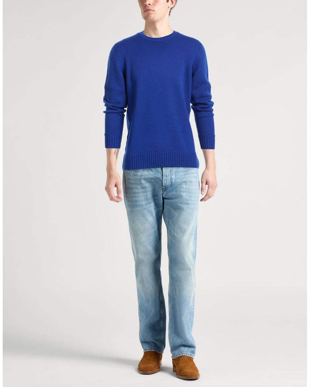 Pullover Drumohr de hombre de color Blue
