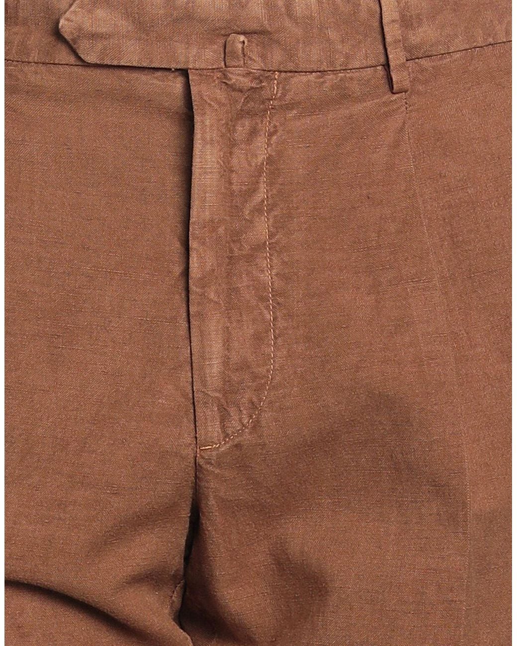Santaniello Brown Trouser for men