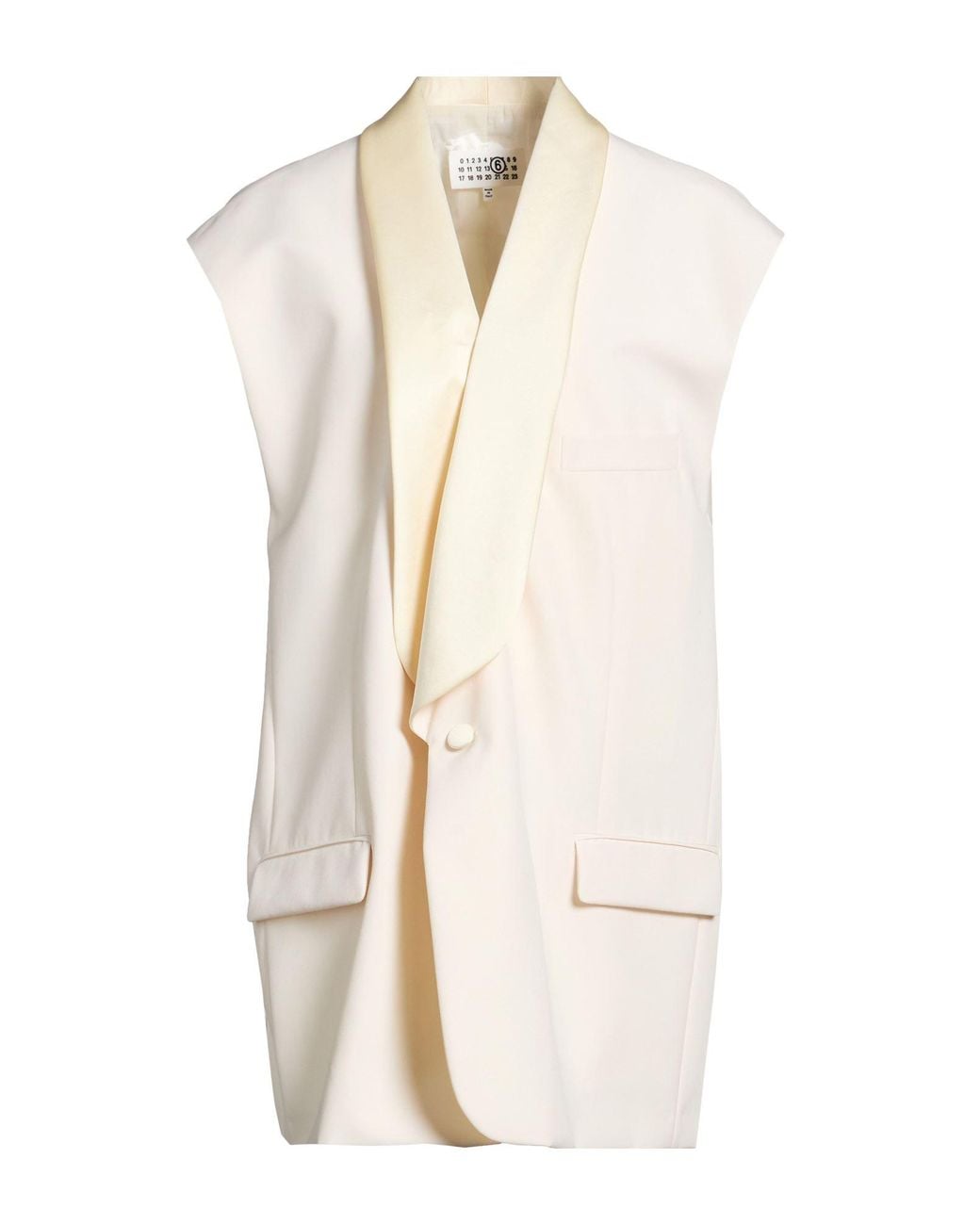 MM6 by Maison Margiela White Blazer