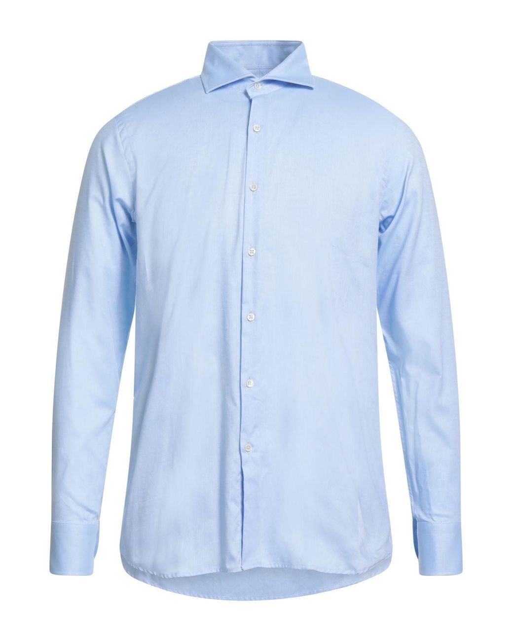 Bagutta Blue Light Shirt Cotton for men