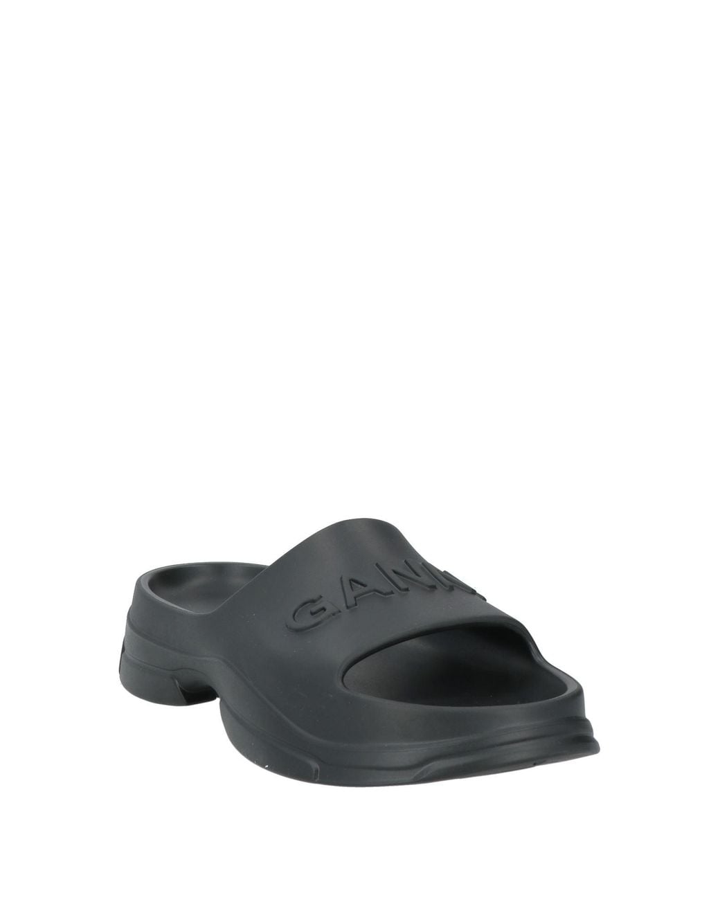 Ganni Black Sandals Rubber