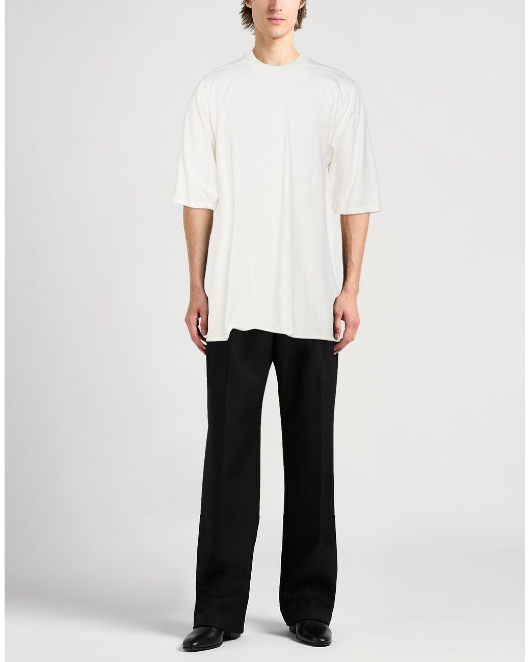 Rick Owens White T-Shirt for men