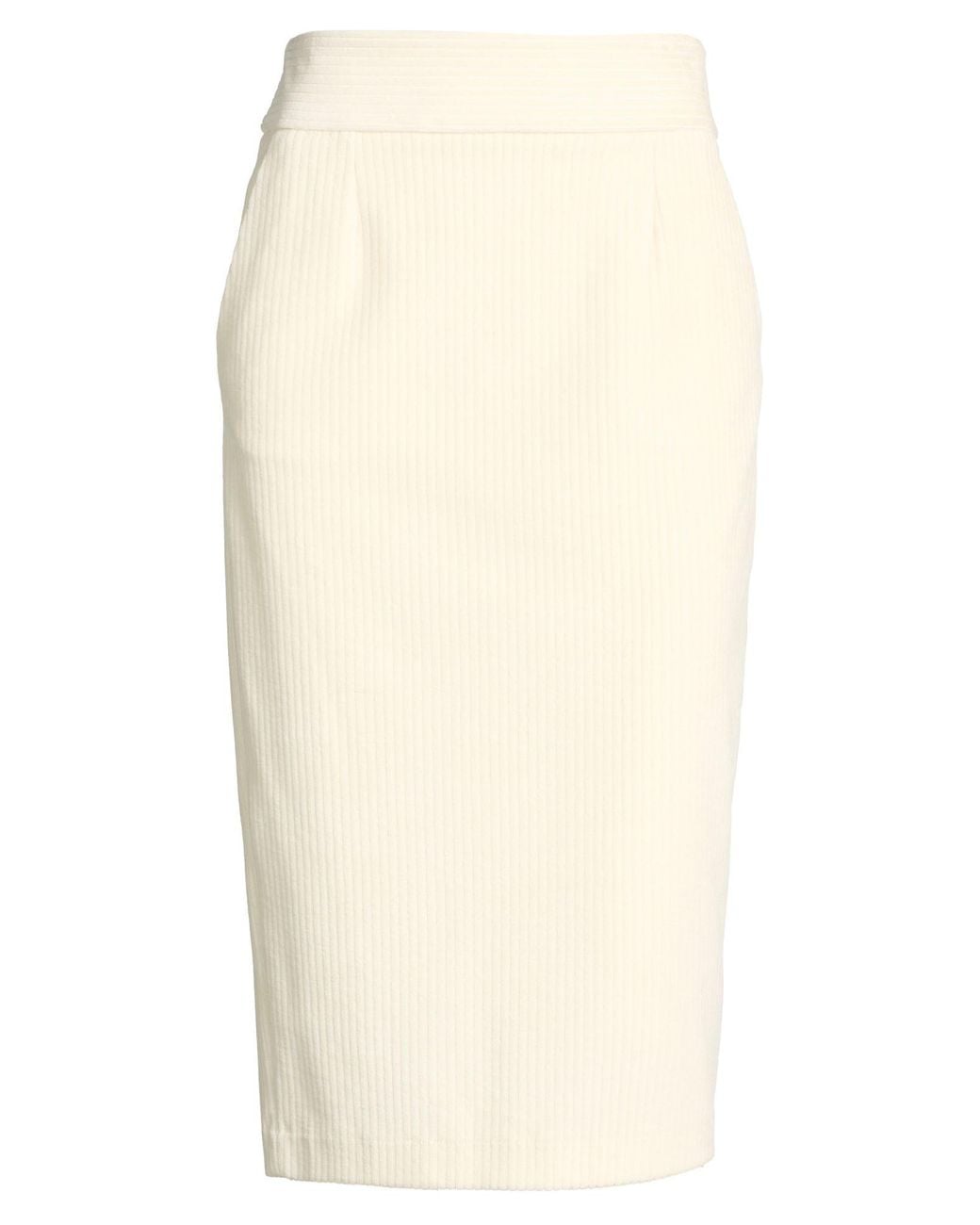 Circolo 1901 Natural Midi Skirt Cotton, Polyester