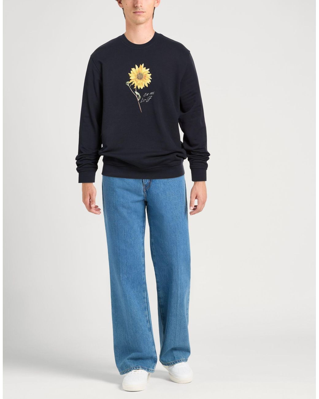 Liu Jo Blue Sweatshirt Cotton for men