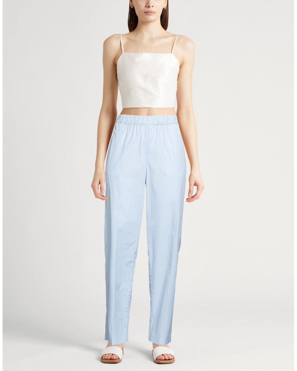 Fabiana Filippi Blue Sky Pants Cotton