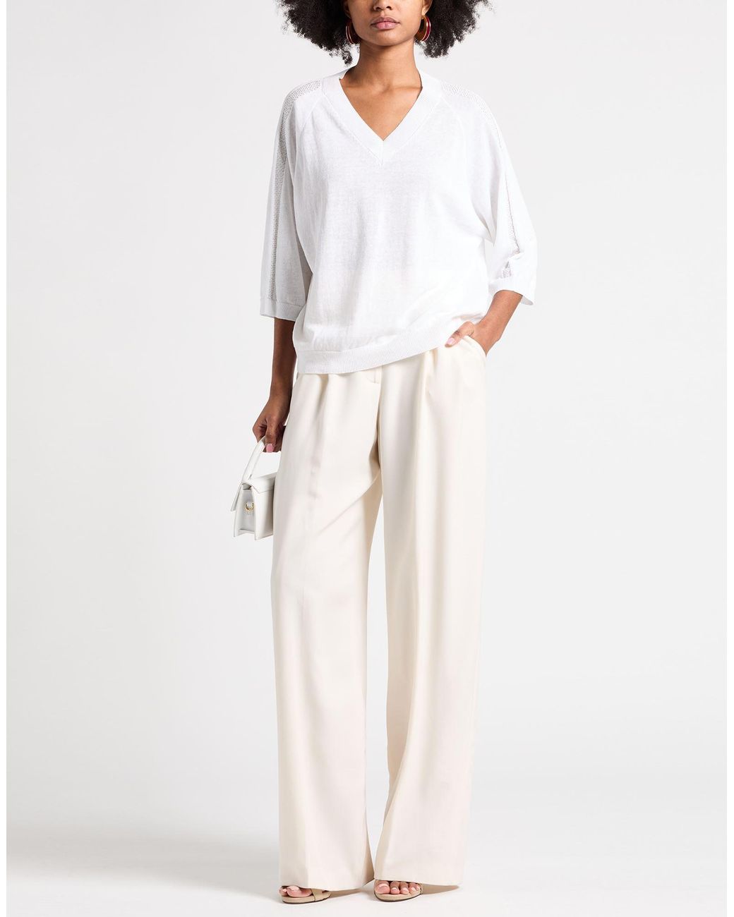 Peserico White Pullover