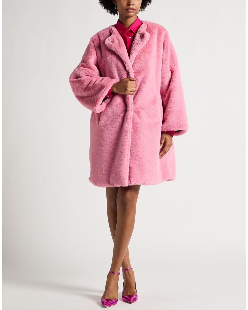 Shirtaporter Pink Shearling & Teddy