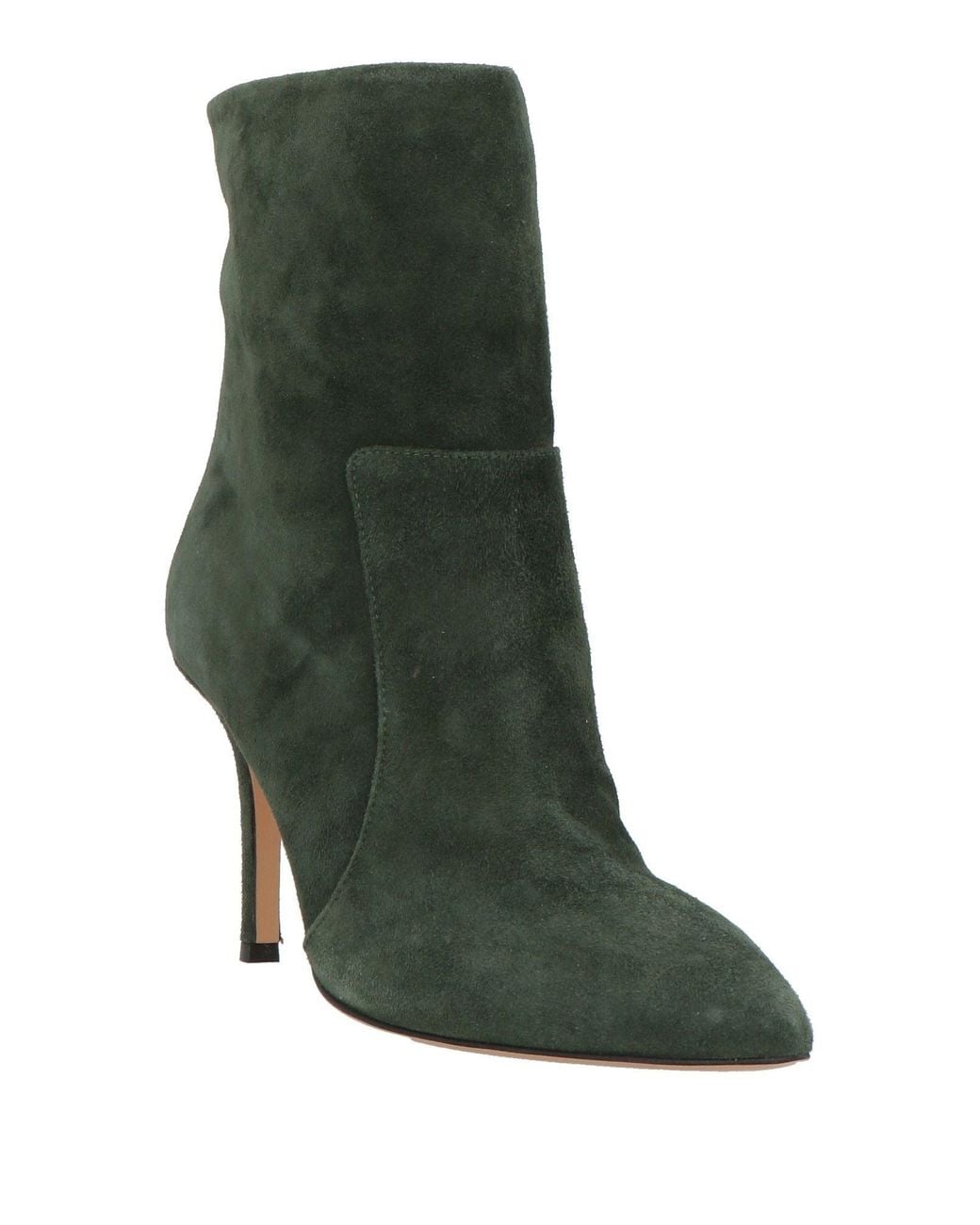 The Seller Green Ankle Boots Leather