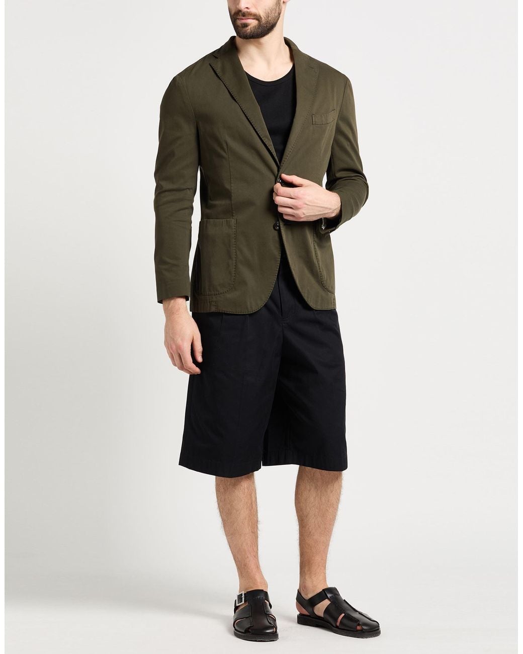 Boglioli Green Blazer for men