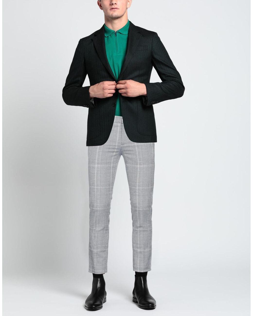 Daniele Alessandrini Gray Pants for men