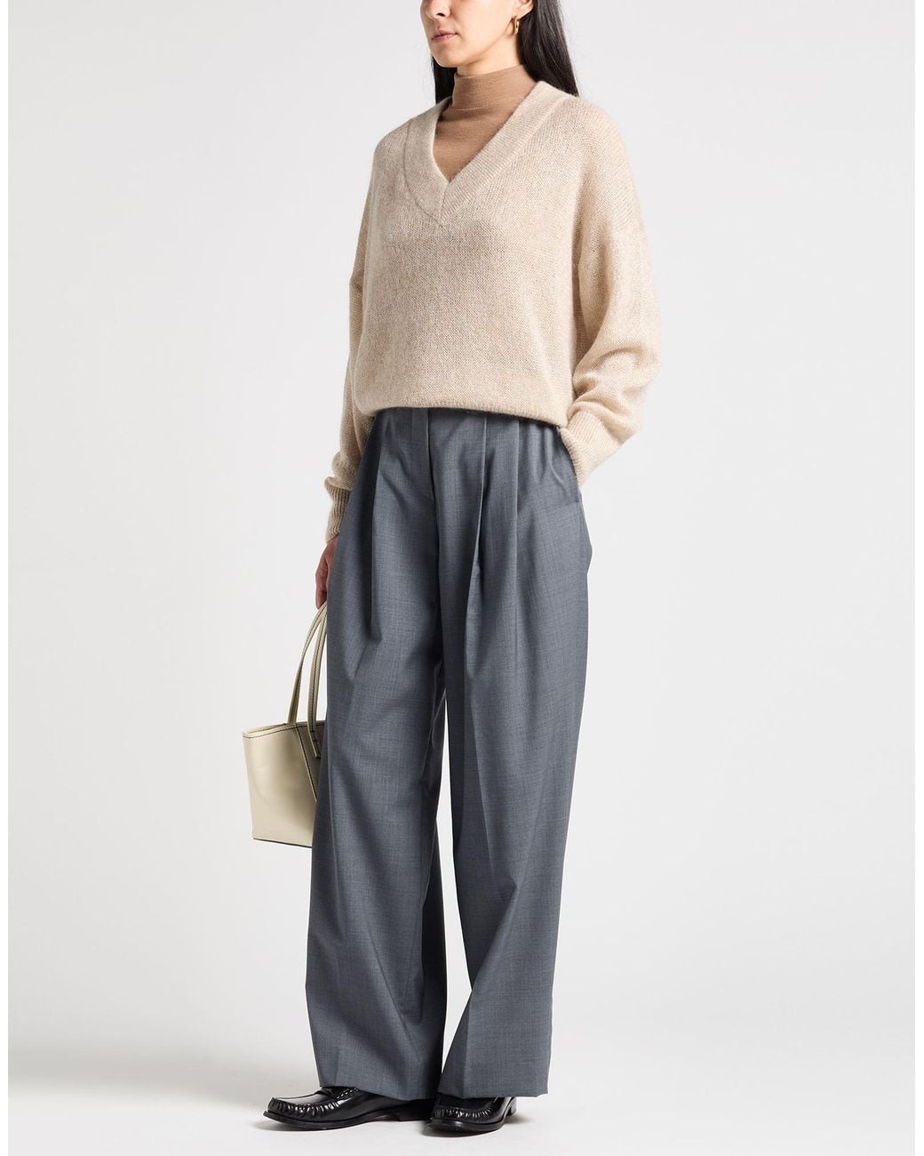 Brunello Cucinelli White Jumper
