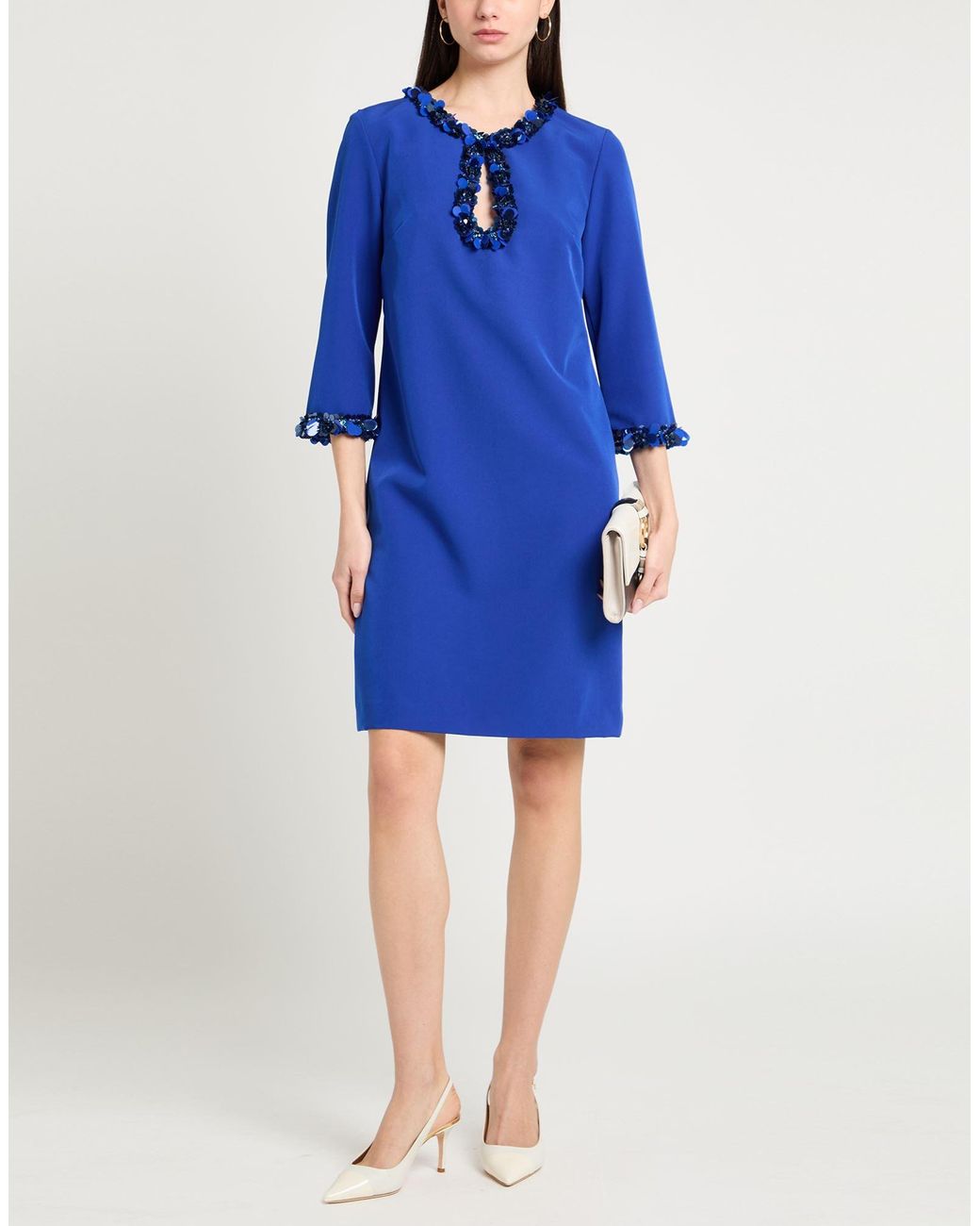 P.A.R.O.S.H. Blue Mini Dresses