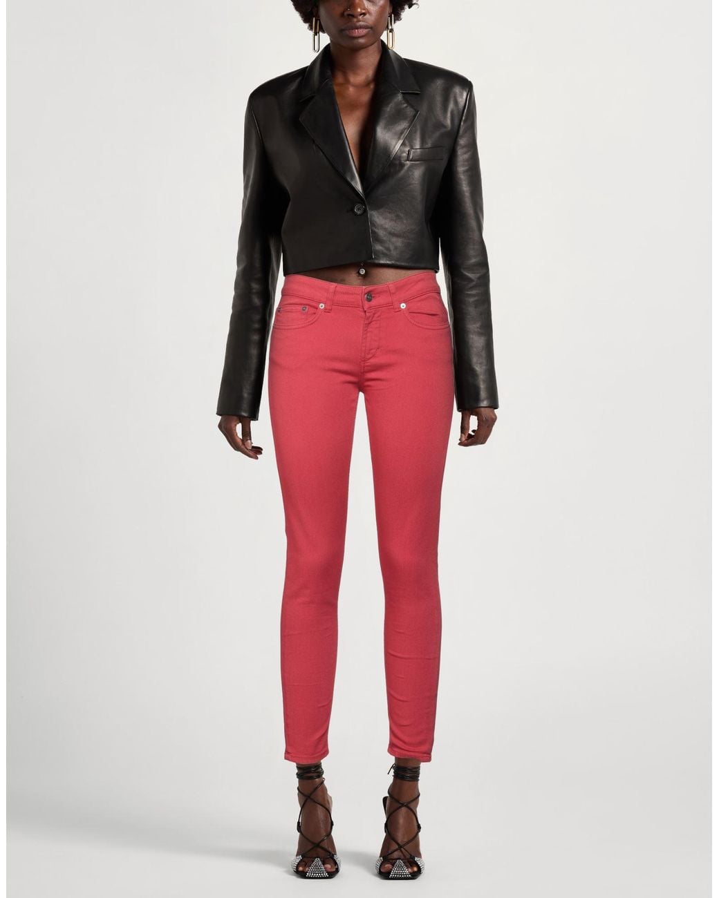 Dondup Red Jeans