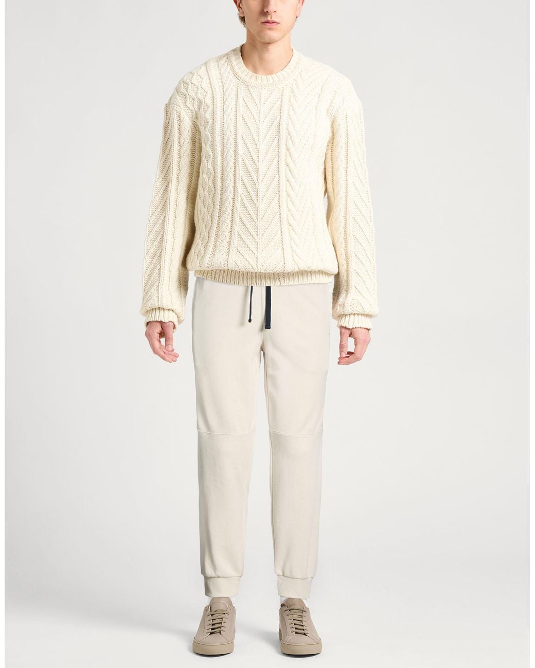 Emporio Armani White Pants for men