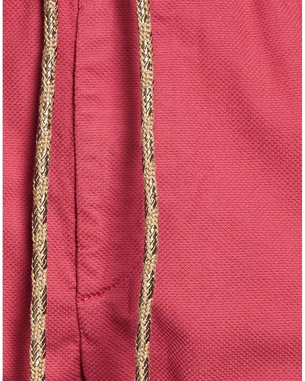 Dondup Red Pants Cotton, Lyocell, Elastane for men