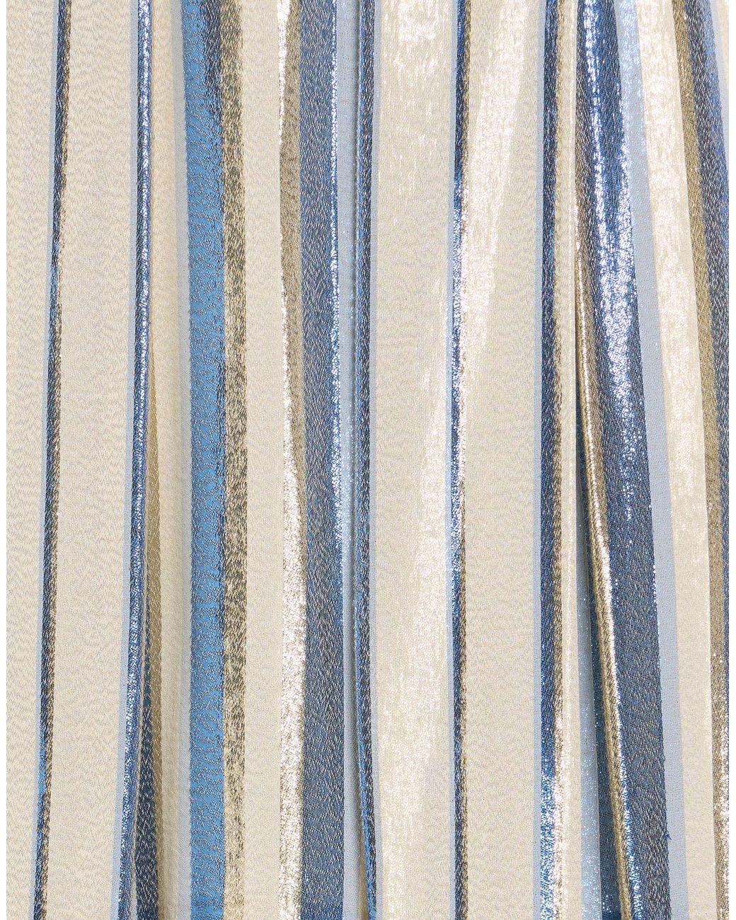 Alberta Ferretti Blue Mini Skirt Silk, Polyester