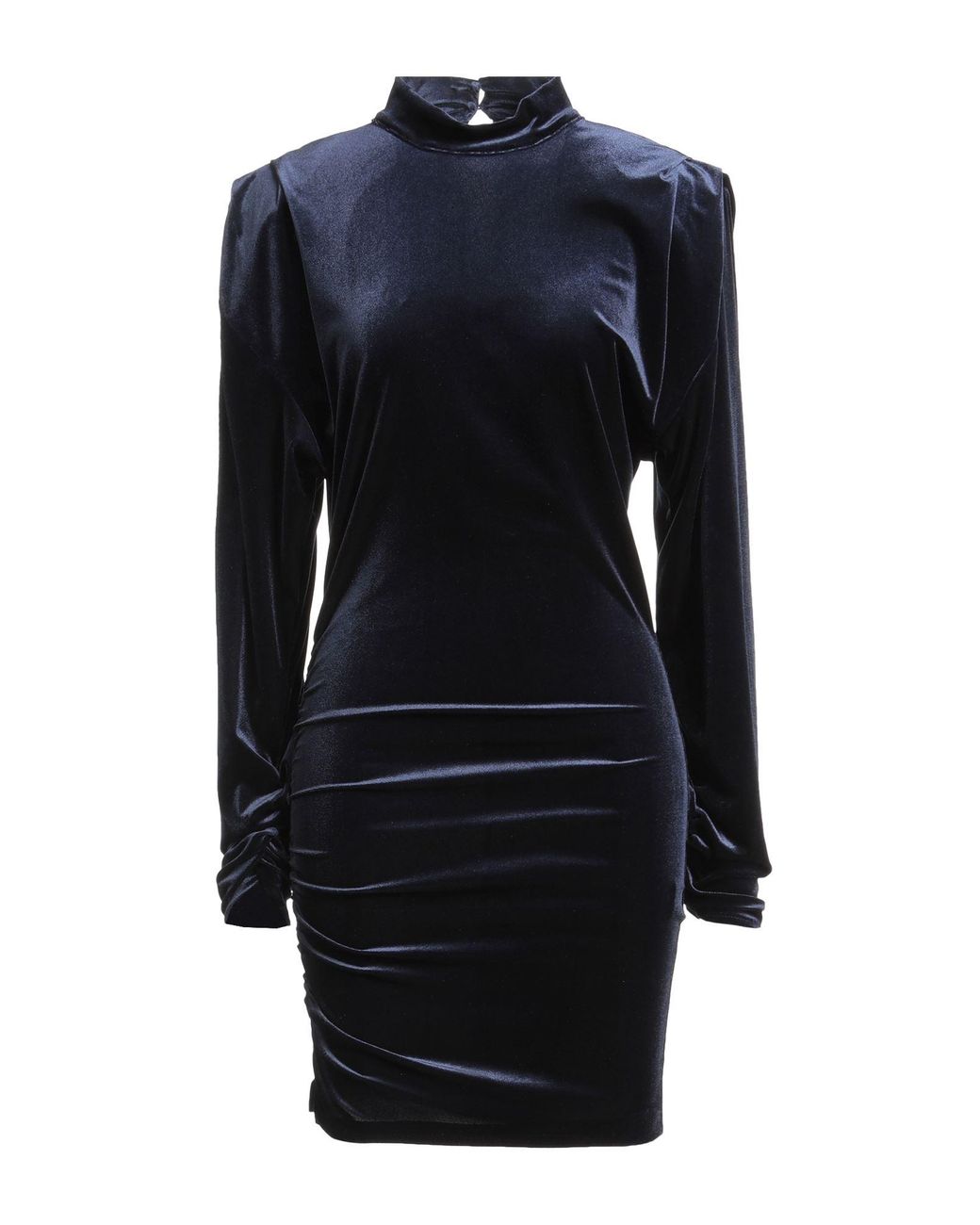 Soallure Blue Mini Dress Polyester, Elastane