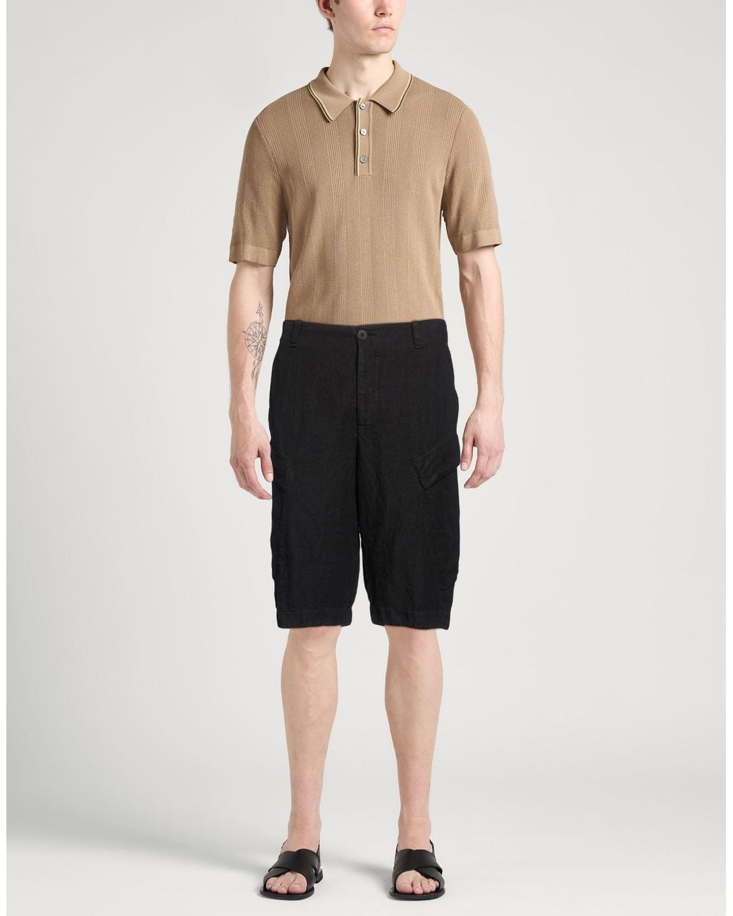 Transit Black Shorts & Bermuda Shorts for men