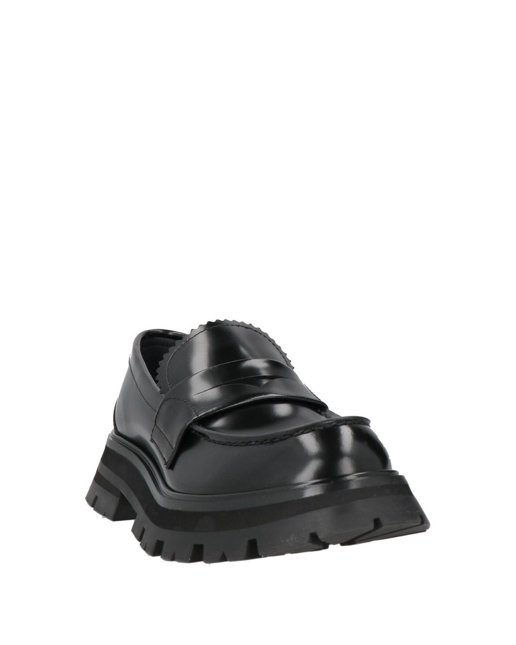 McQueen Black Loafers