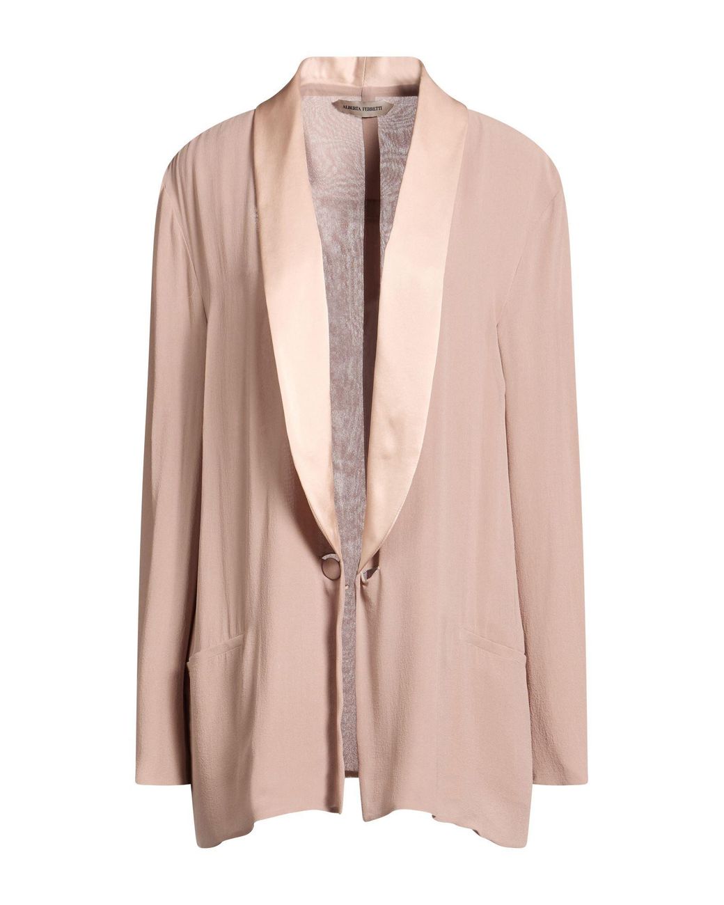 Alberta Ferretti Pink Blazer Silk
