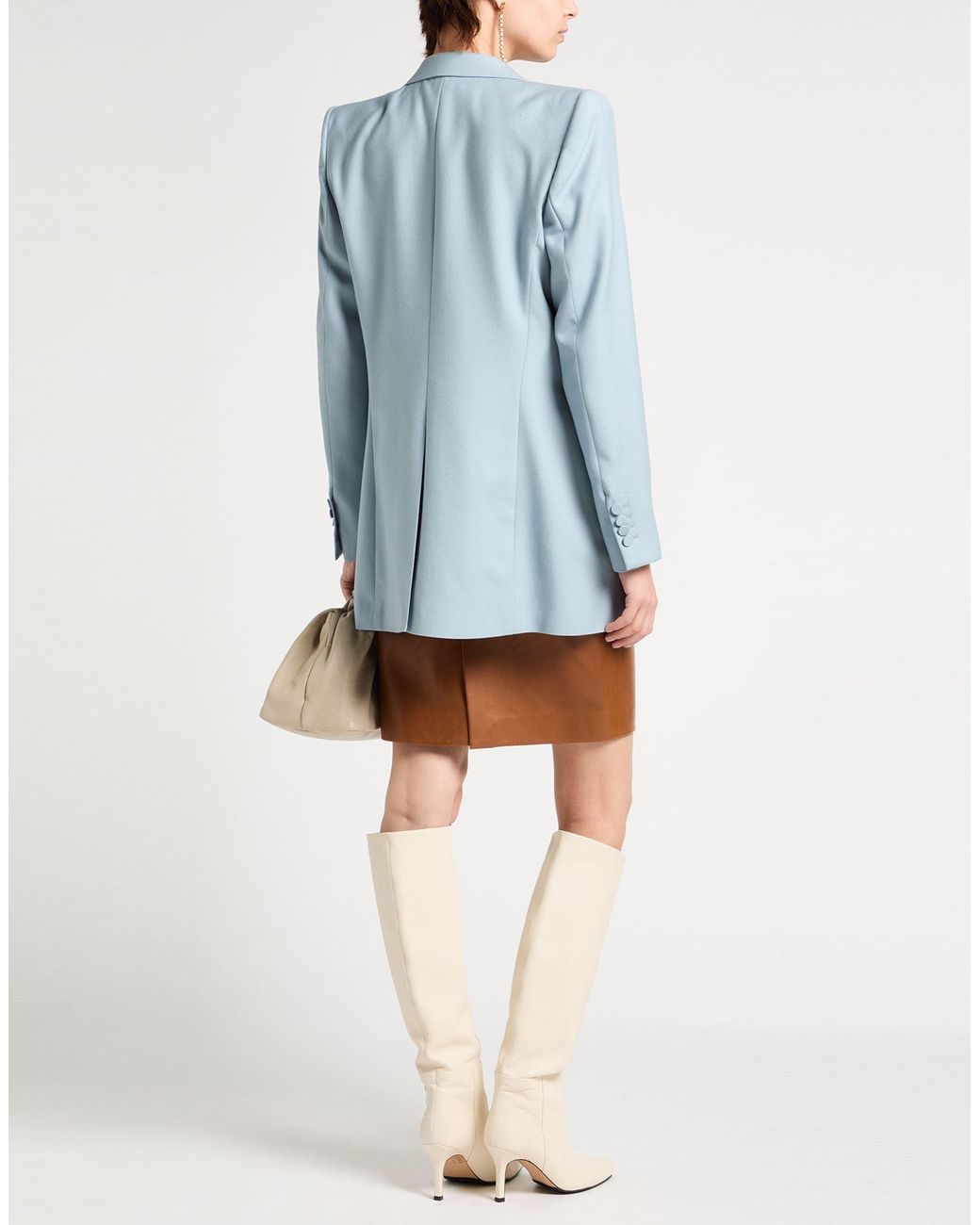 Dries Van Noten Blue Sky Blazer Wool