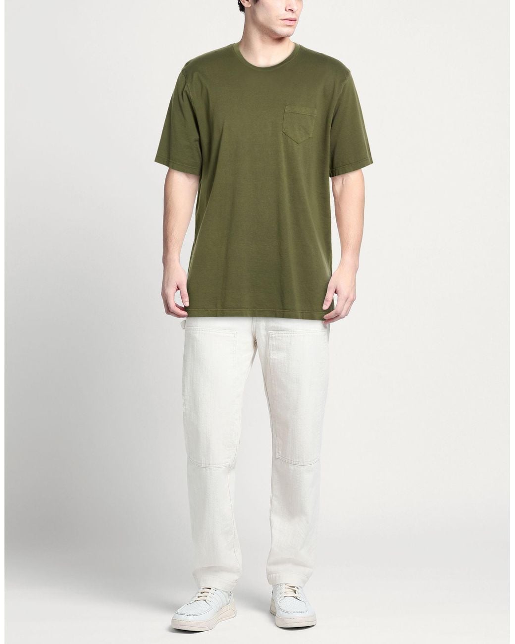 FILIPPO DE LAURENTIIS Green T-Shirts for men
