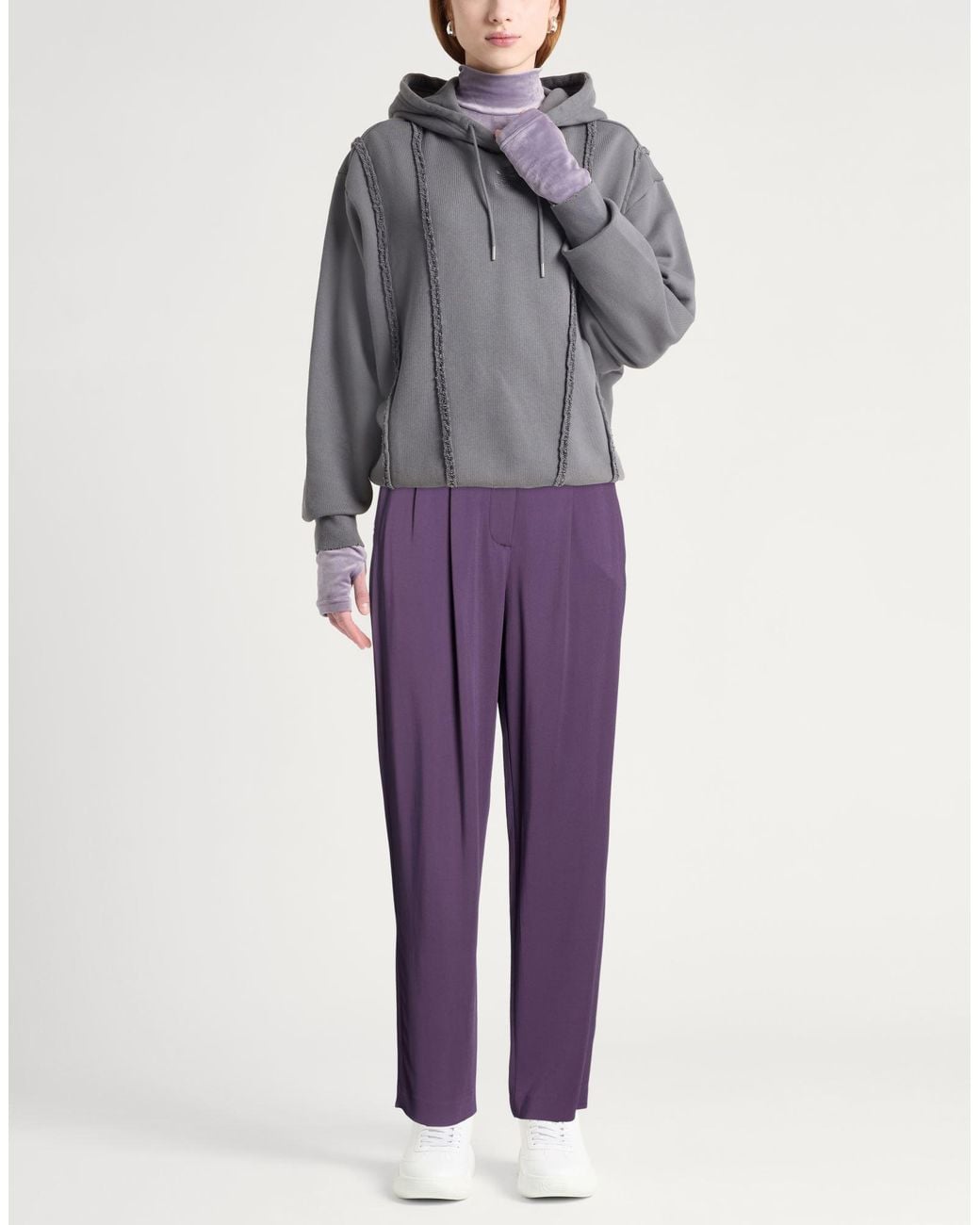 Manila Grace Purple Trouser