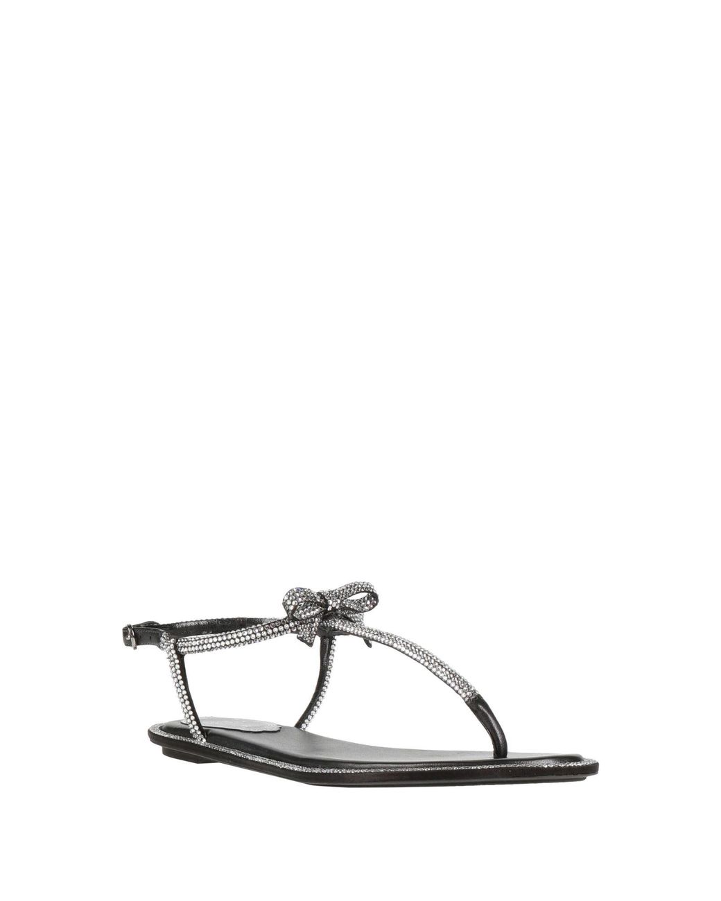 Rene Caovilla White Thong Sandal