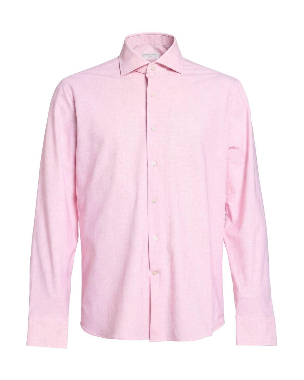 Ghirardelli Pink Shirt Polyamide, Elastane for men