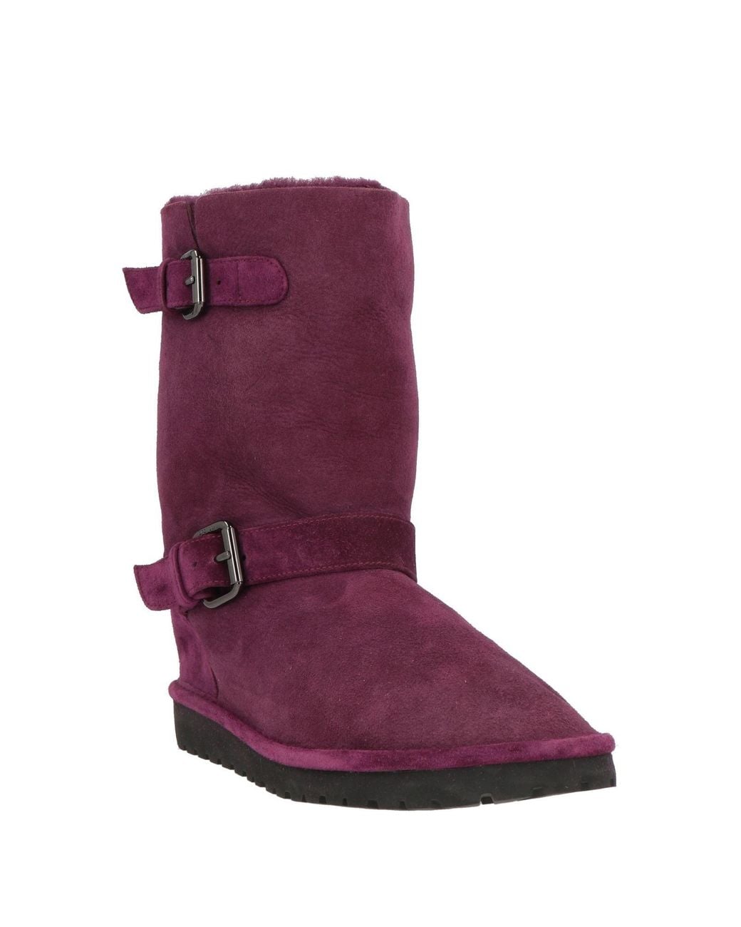 Le Silla Purple Mauve Ankle Boots Leather