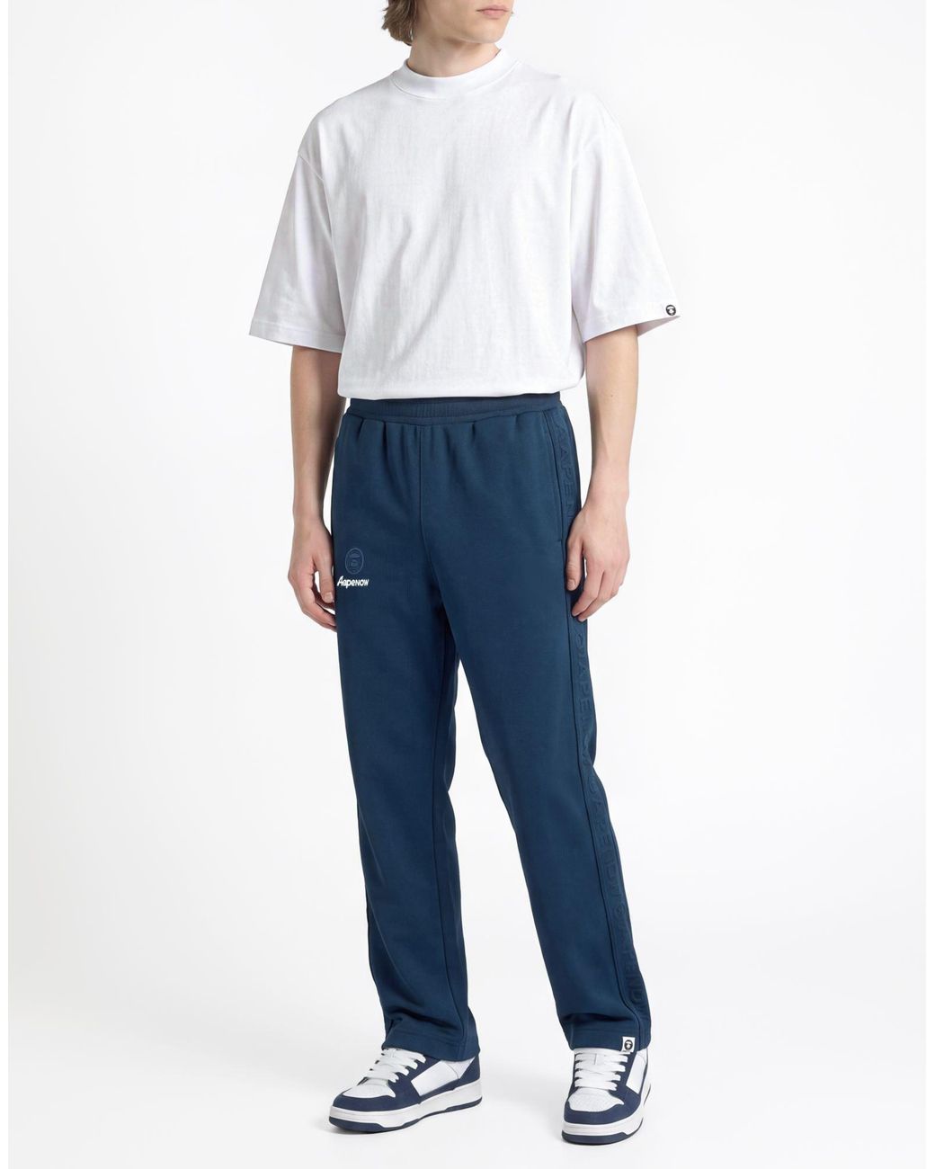 Aape By A Bathing Ape Blue Pants for men