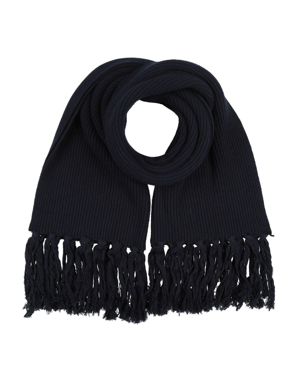 Alpha Studio Black Scarf Wool, Viscose, Polyamide, Cashmere