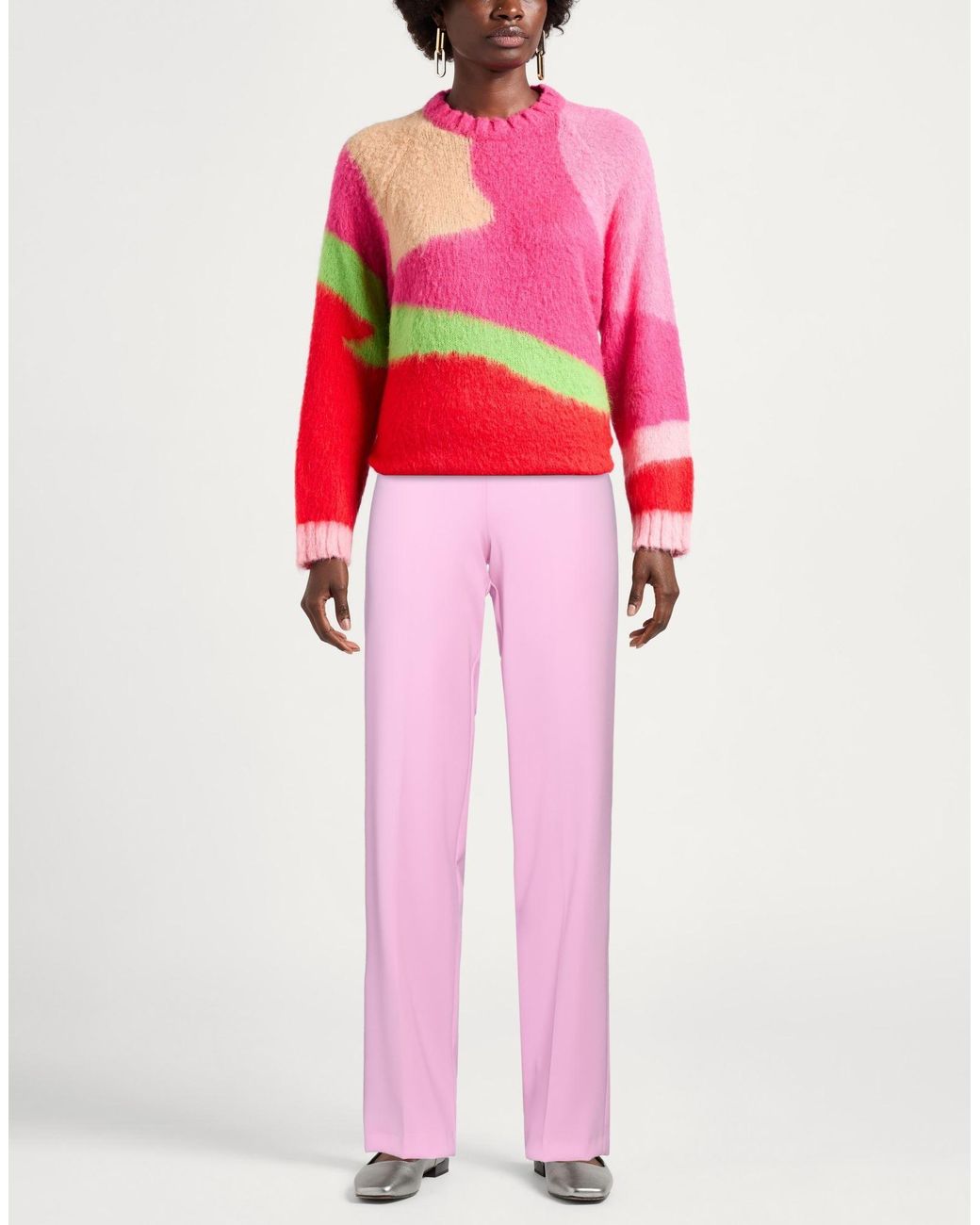 Gai Mattiolo Pink Pants Polyester
