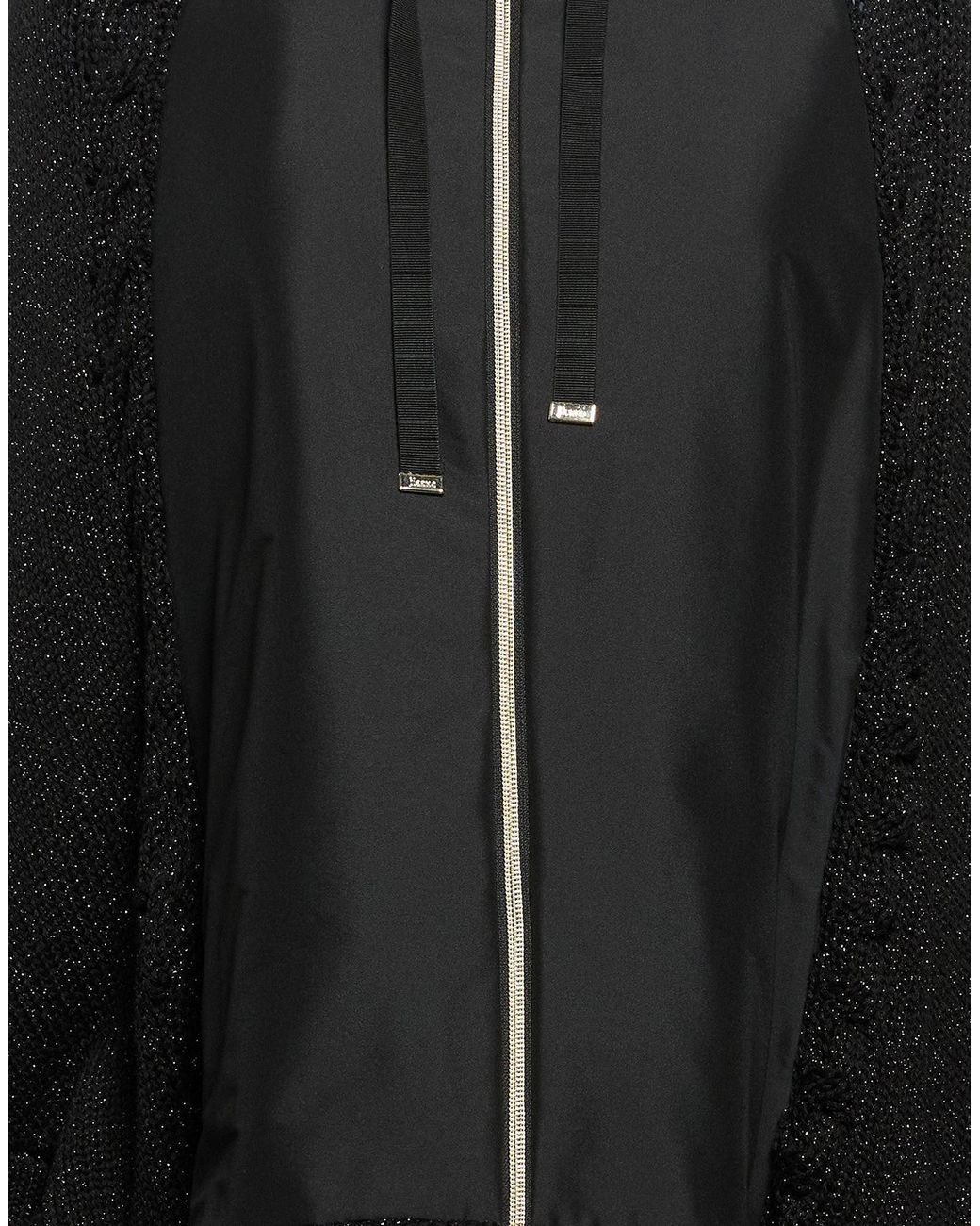 Herno Black Cape Polyester, Polyamide, Elastane